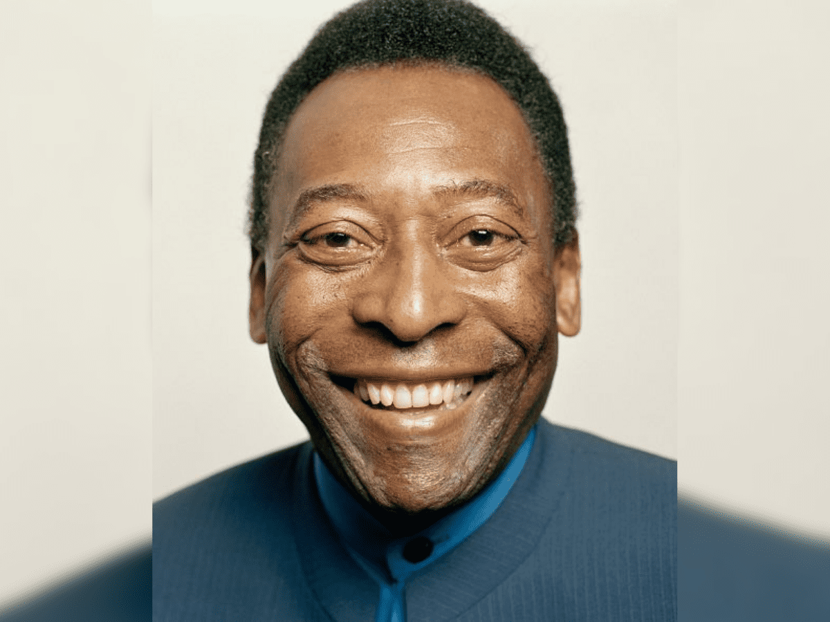 Brazilian football great Pele