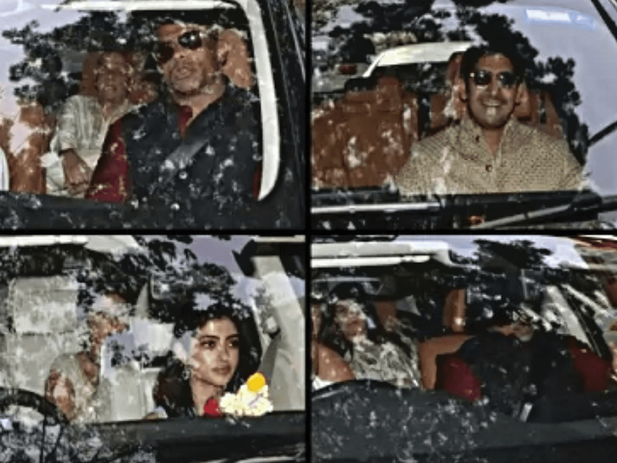 Guests arrive to bless Ranbir-Alia
