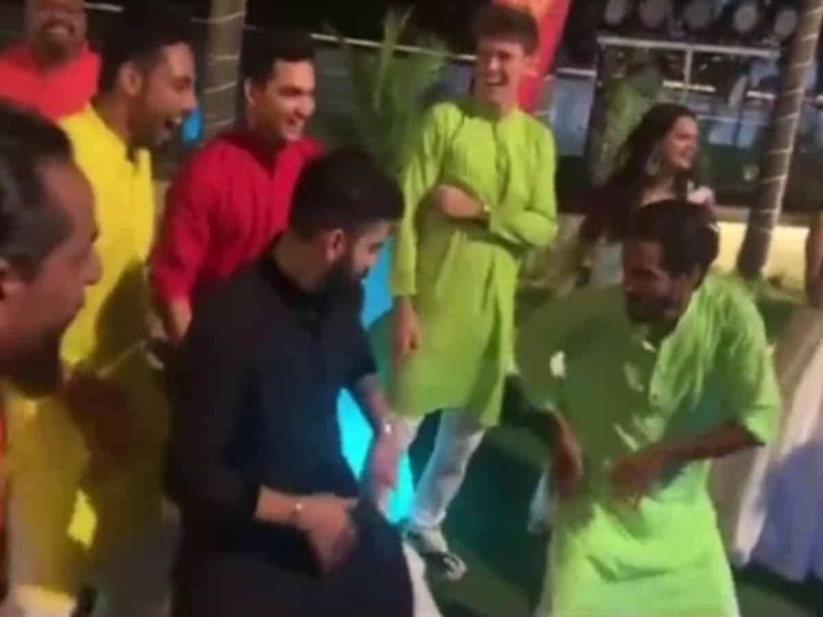 Virat Kohli grooves on 'Oo Antava' from 'Pushpa', video goes viral
