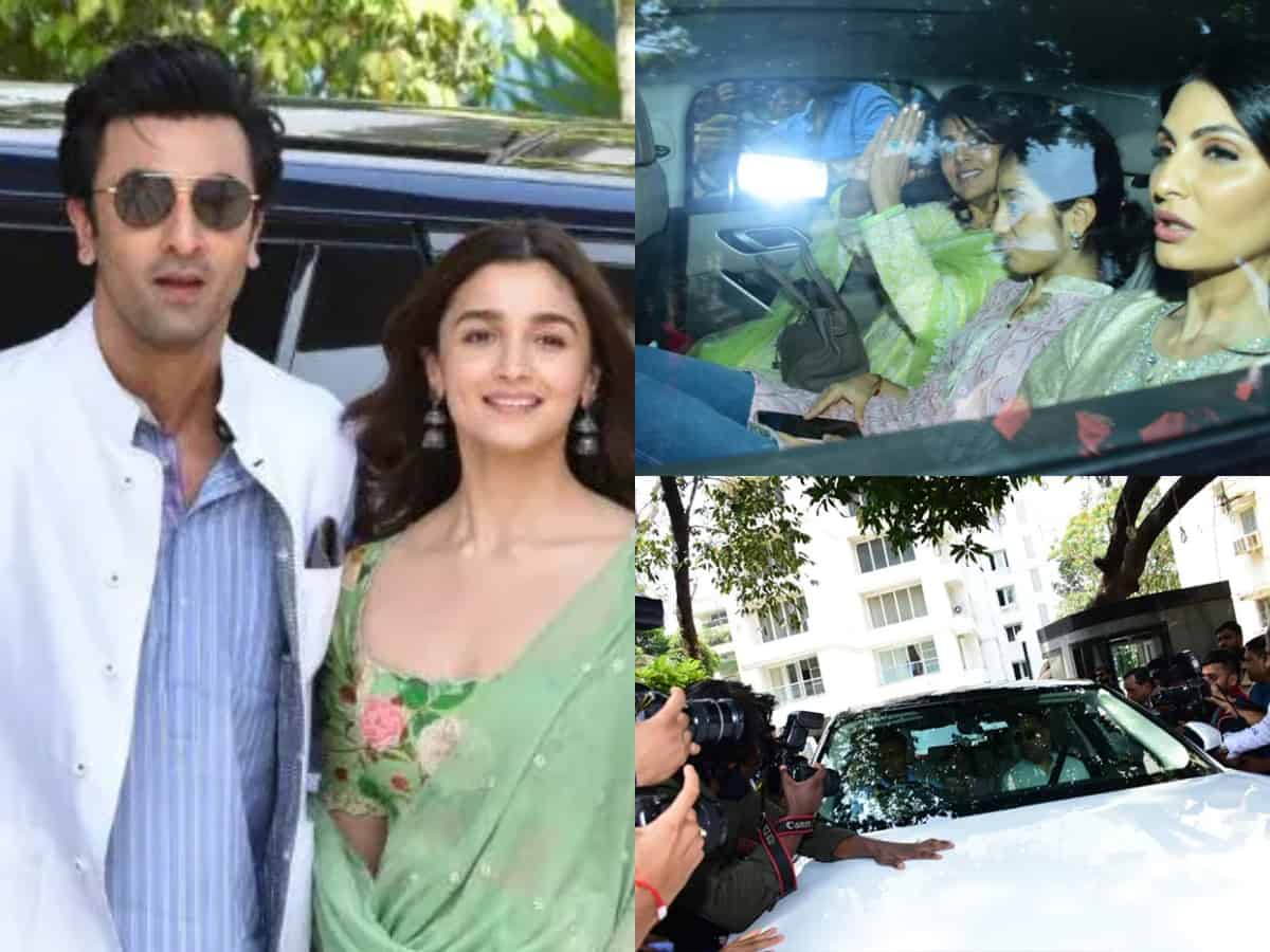 Ranbir-Alia wedding: Neetu, Riddhima arrive for festivities