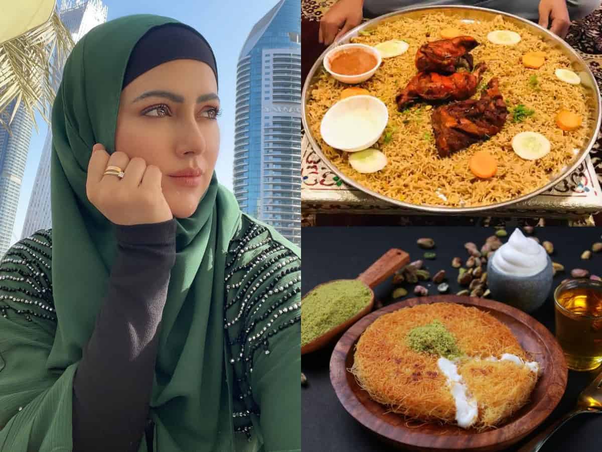 Mandi to Kunafa: Glimpse of Sana Khan's Iftar in Mecca