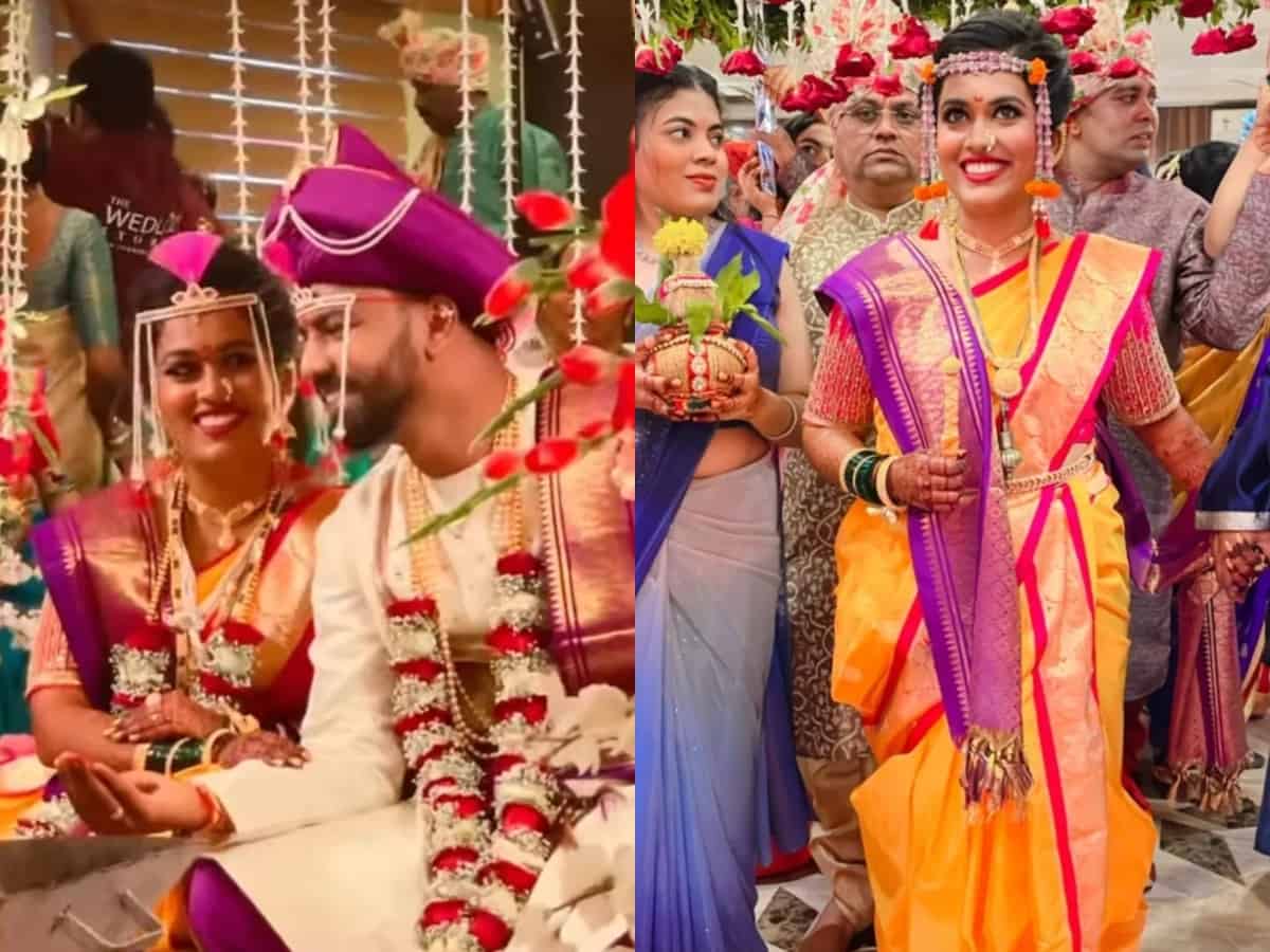 Indian Idol 12's Sayli Kamble ties knot with boyfriend Dhawal