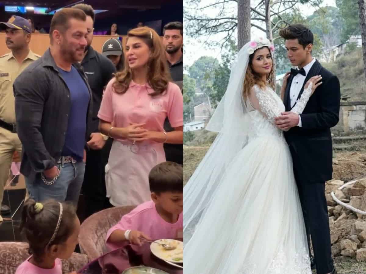 Trending pics: Salman Khan with kids, Pratik Sehajpal's Christian wedding & more