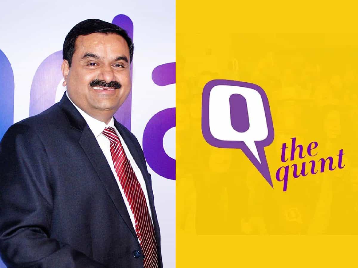 Adani Group to buy 49% in Quint; media company's shares up over 9%