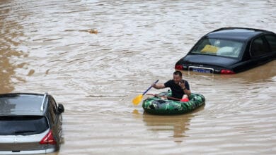 50,000 people affected by heavy rain in China