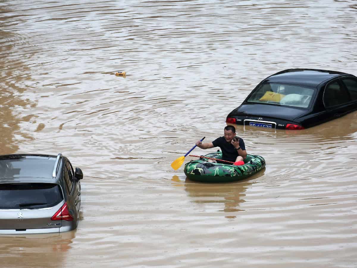 50,000 people affected by heavy rain in China