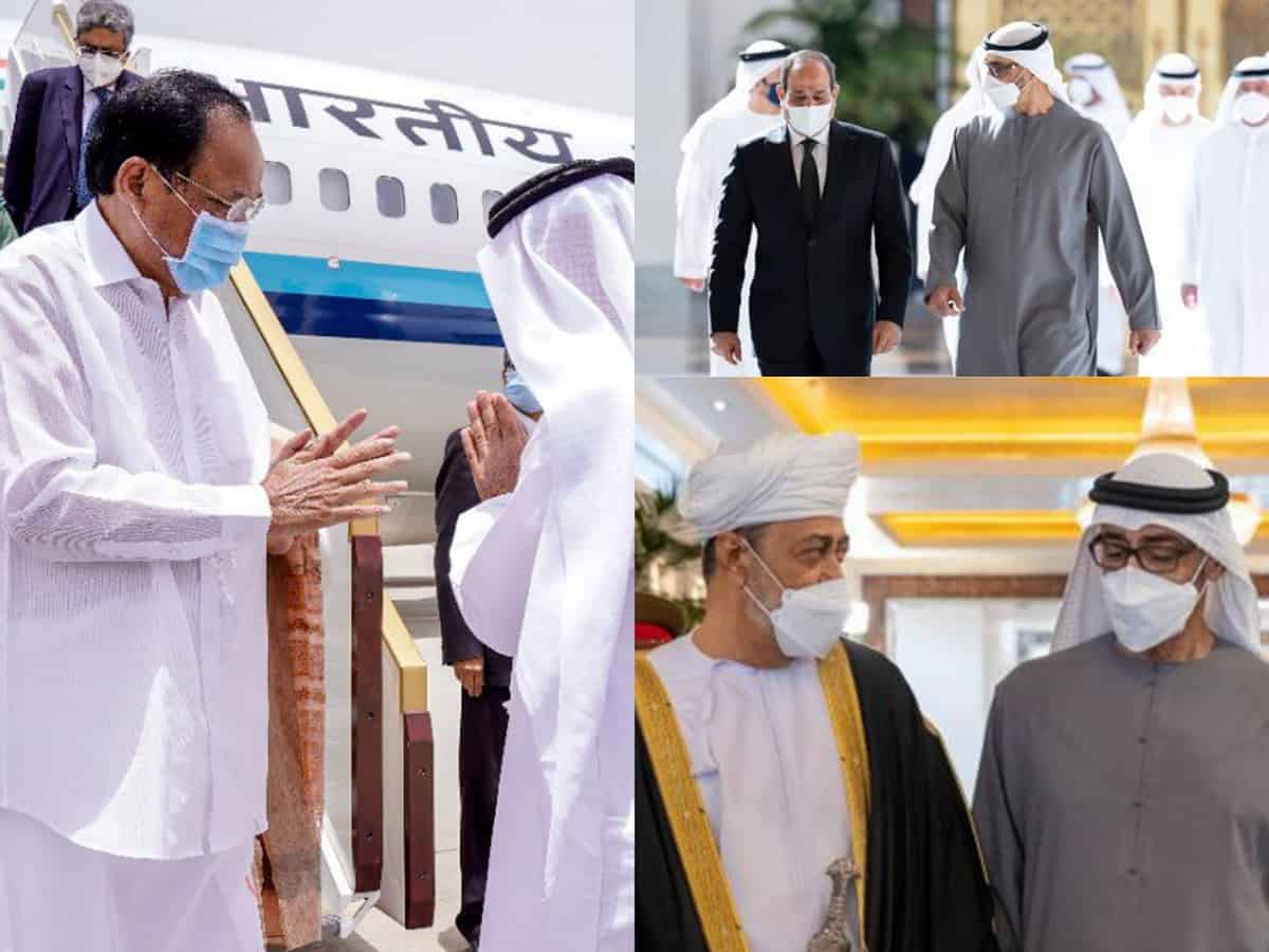 India's VP among leaders visits UAE over passing of Sheikh Khalifa
