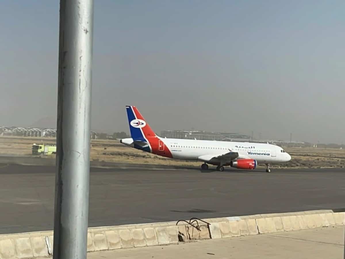 First commercial flight departs from Sanaa airport after six years