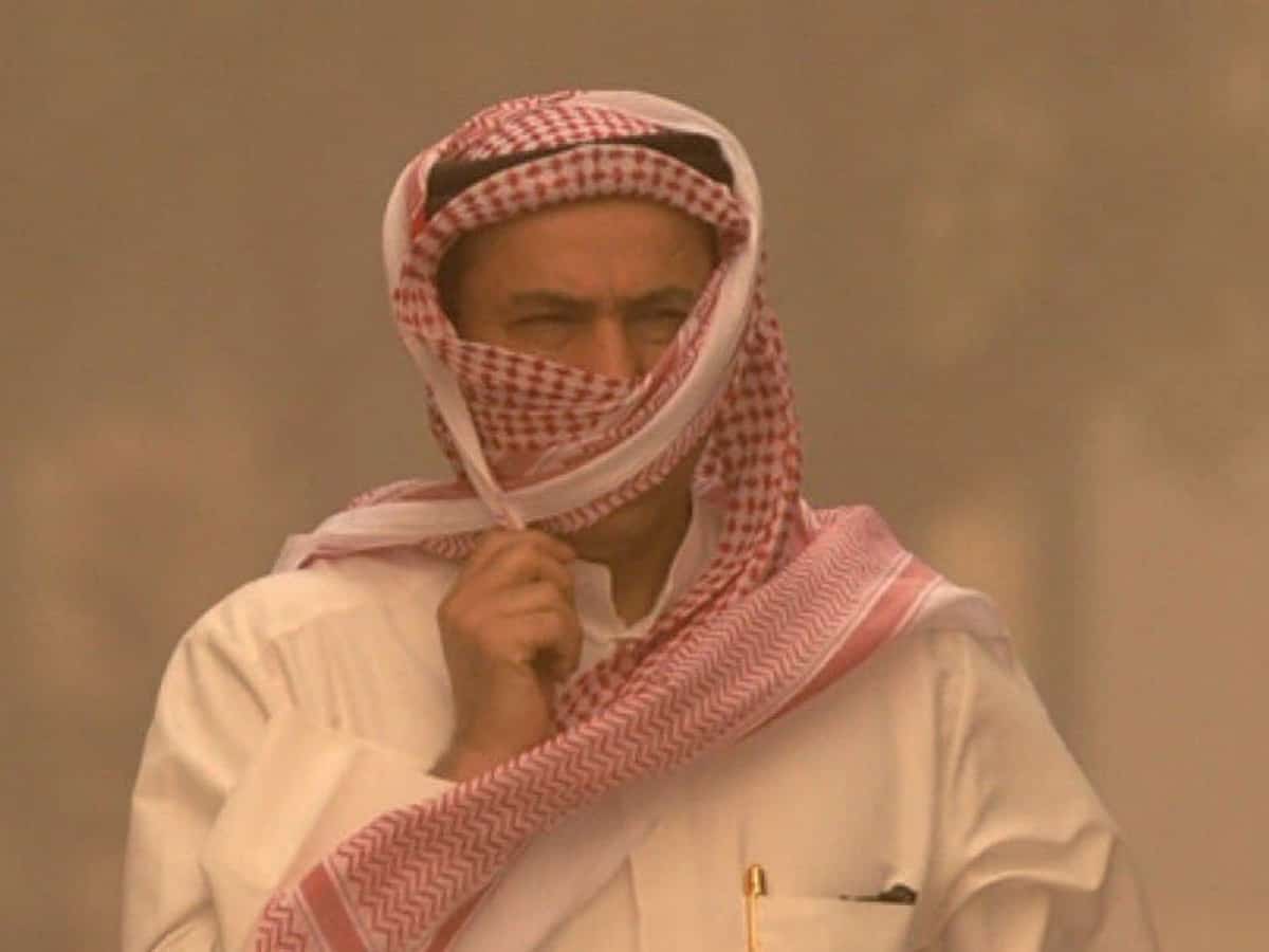 Sandstorm blankets several Middle Eastern countries
