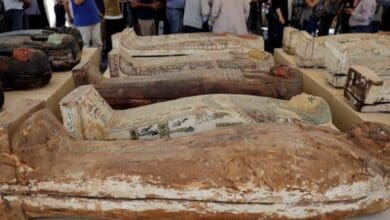 Egypt unveils 250 mummies in Saqqara