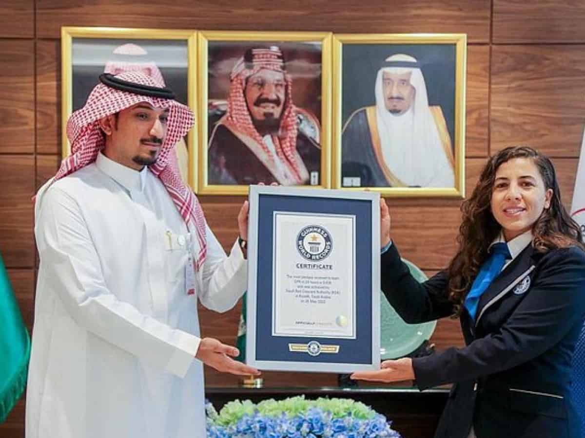 Saudi Red Crescent wins Guinness World Record title