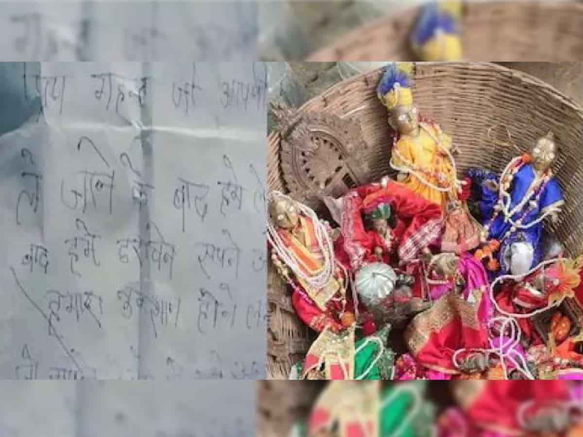 Claiming 'nightmares', thieves return 14 stolen idols from Balaji temple