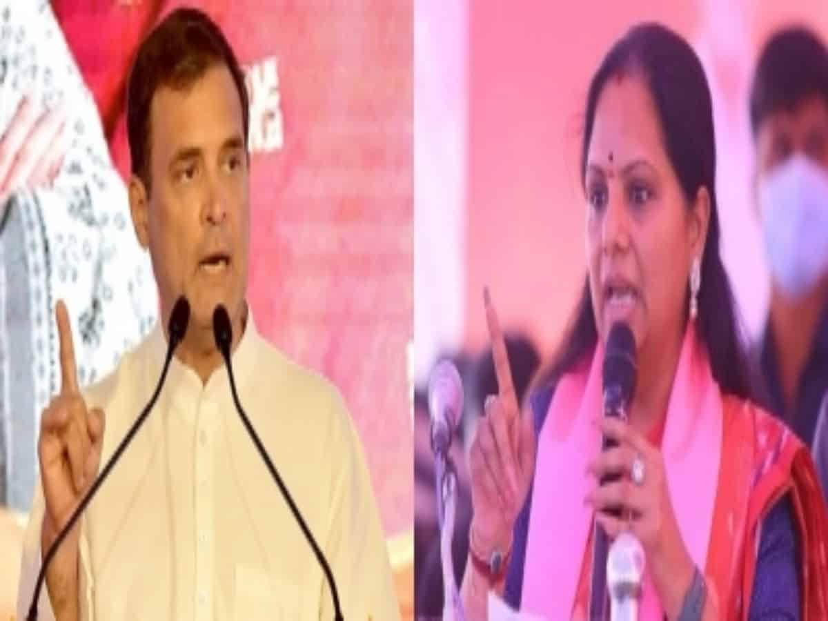 As Rahul arrives in Telangana, Kavitha poses questions