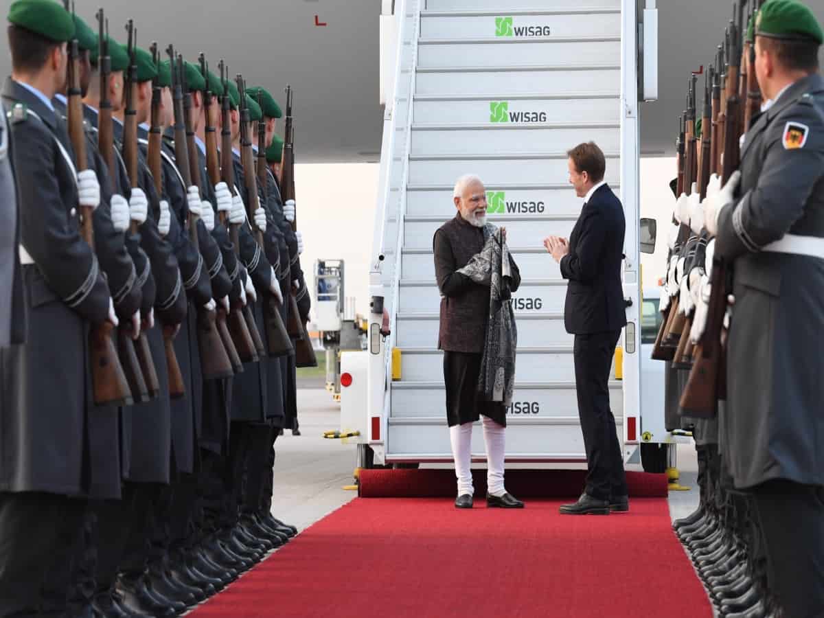 PM Modi arrives in Germany on first leg of three-nation Europe trip