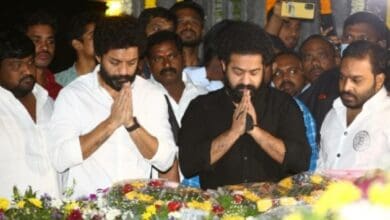 Jr NTR pays homage to his grandfather NT Rama Rao