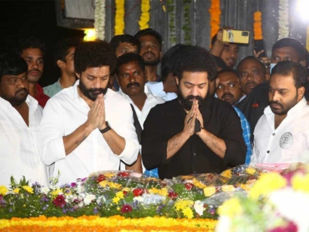 Jr NTR pays homage to his grandfather NT Rama Rao