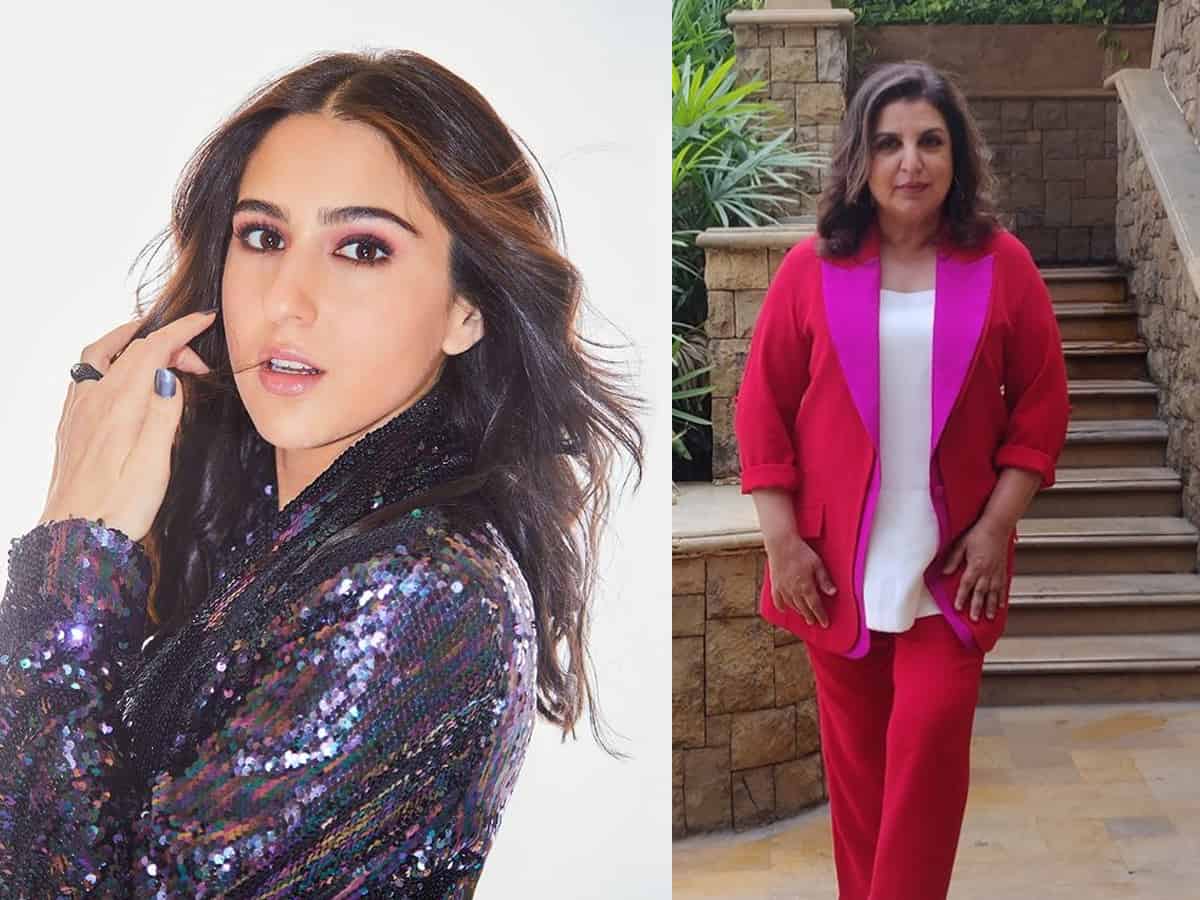 I'll cast you in my next action film, Farah jokes with Sara Ali Khan