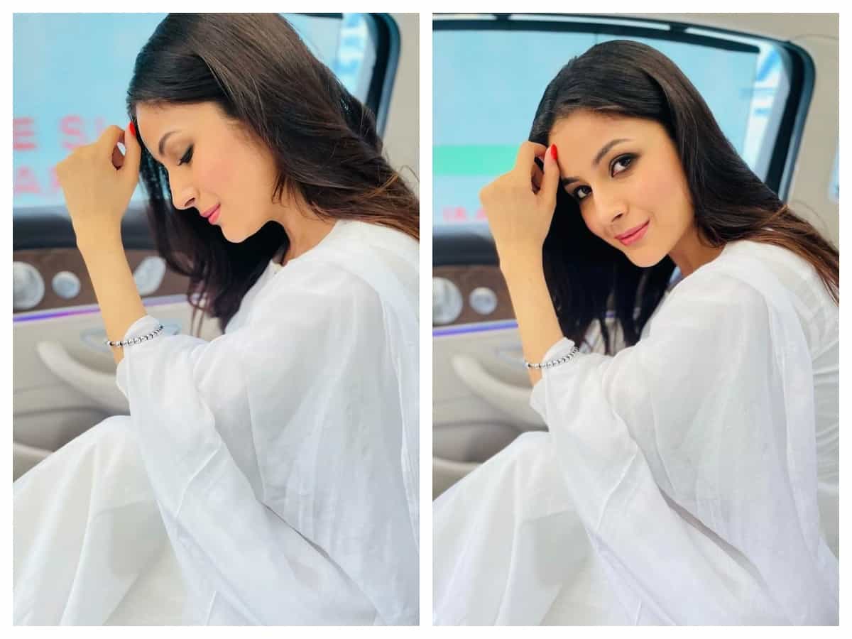 Shehnaaz Gill looks 'serene' in all-white