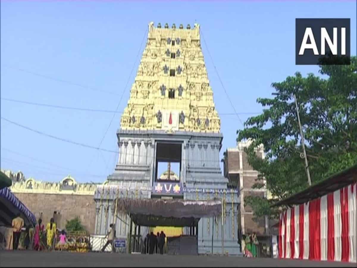 AP: Authorities deploy heavy security at Simhachalam Temple for 'Chandanotsavam' festival