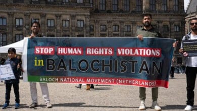 Baloch activists hold protest against 1998 nuclear blasts in Balochistan