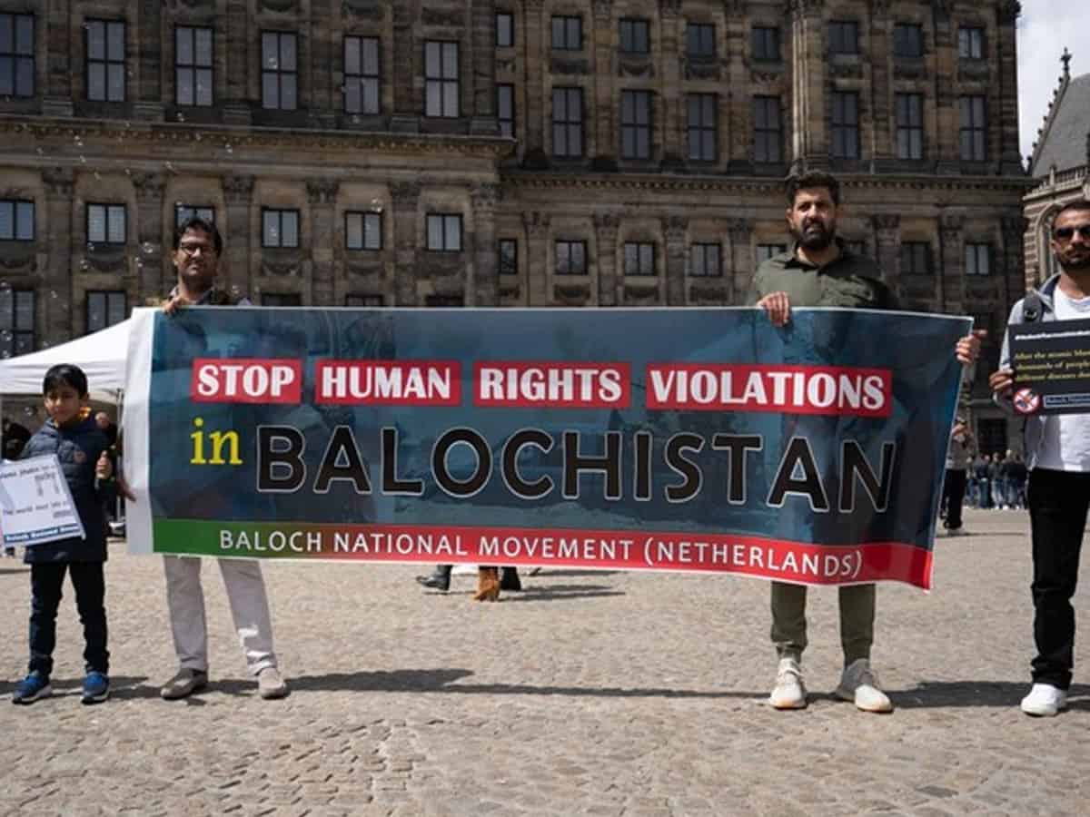 Baloch activists hold protest against 1998 nuclear blasts in Balochistan