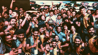 Telangana's team of MMA fighters at the National championship in MP