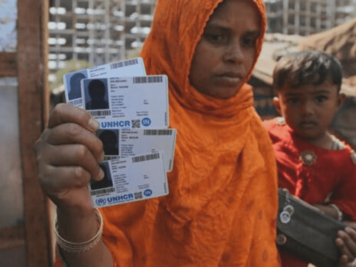 UNHCR Rohingya card holder