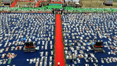 Thousands participate in Hyderabad Yoga Utsav