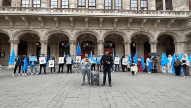 Uyghur community holds protest in Vienna against Chinese atrocities