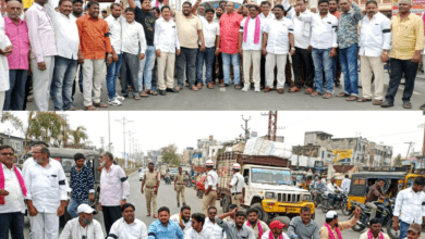 TRS leaders protests sale of cement factory