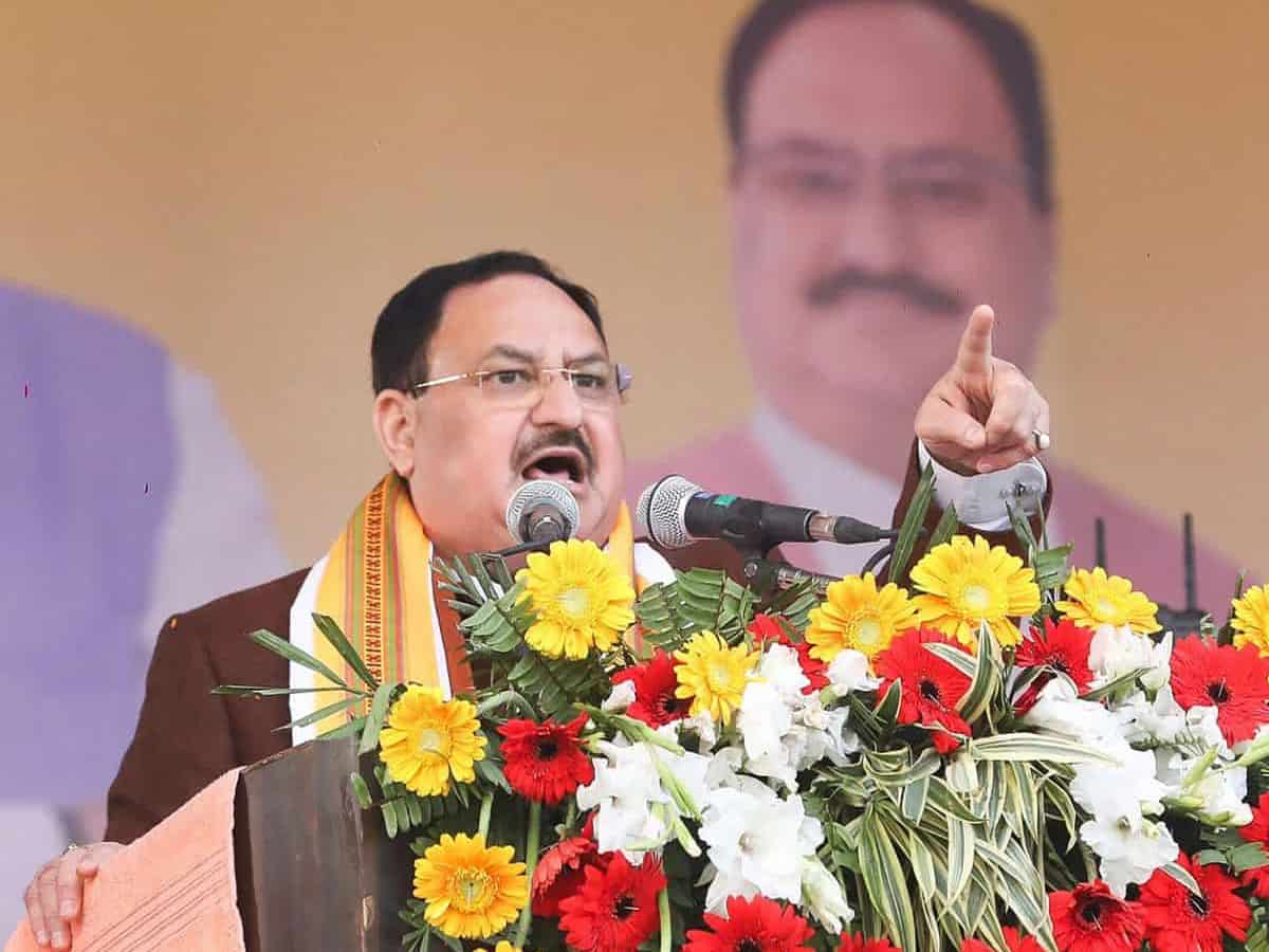 People of Telangana want double-engine growth, says Nadda