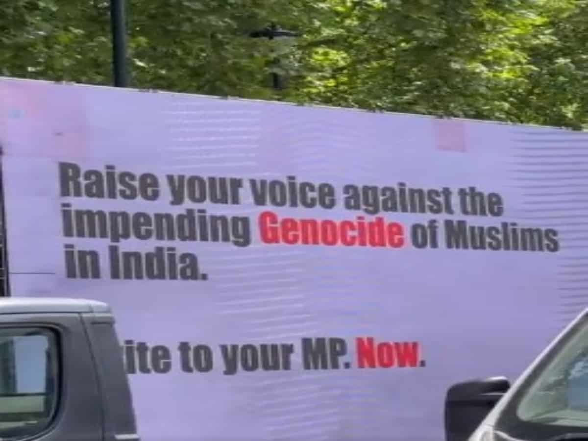 UK: Digital trucks show solidarity with minorities in India