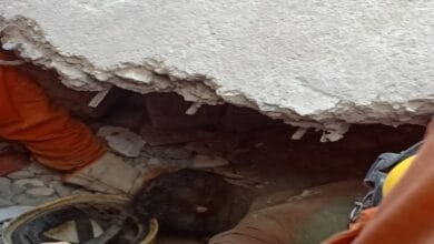 Houses collapse in Delhi after heavy rain