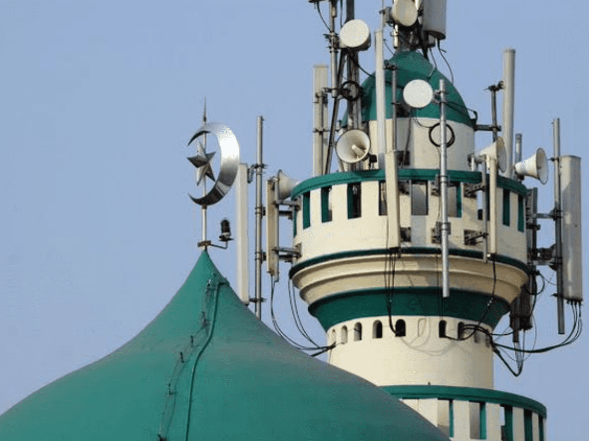 loudspeaker to mosque