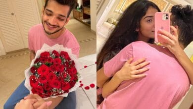 Fans go gaga over Munawar Faruqui, Nazila's latest romantic pics