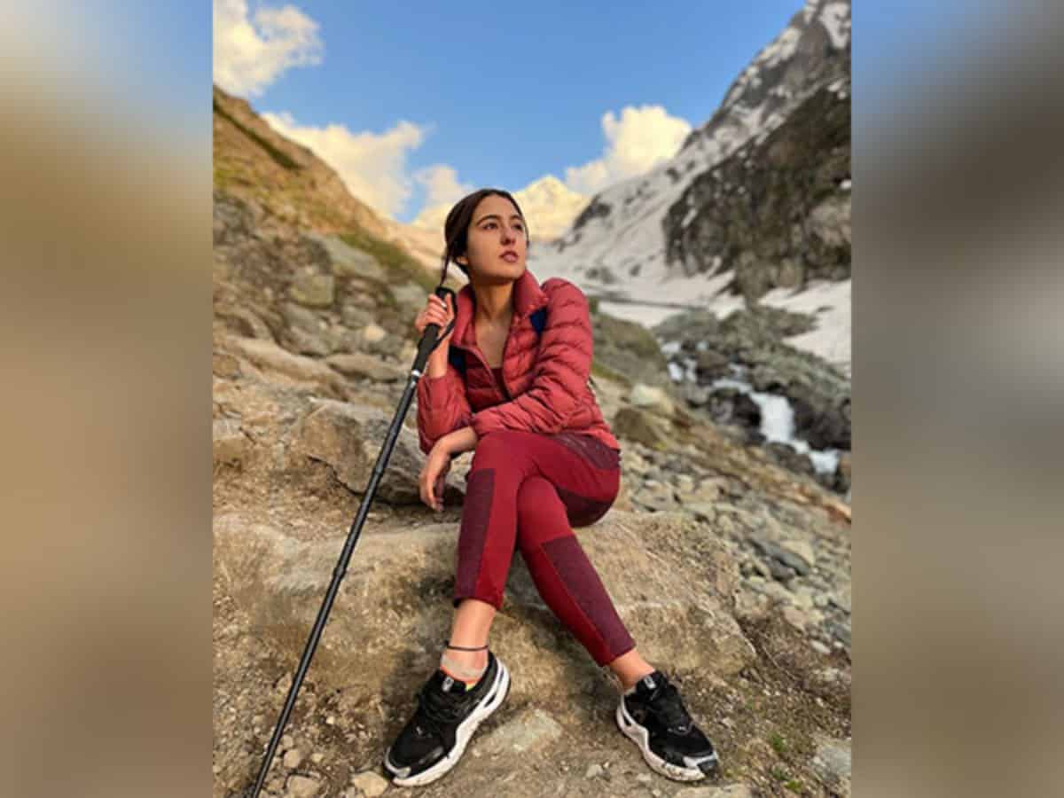 Sara Ali Khan gives glimpse of her trekking in Kashmir
