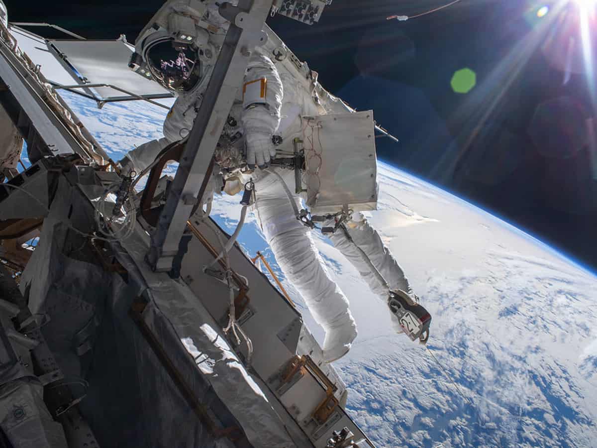 NASA suspends routine spacewalks due to leaky spacesuit helmet