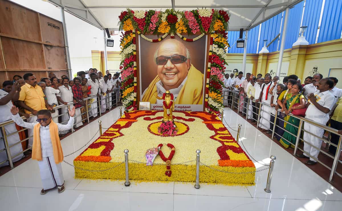 In Pics: M Karunanidhi's 99th birth anniversary