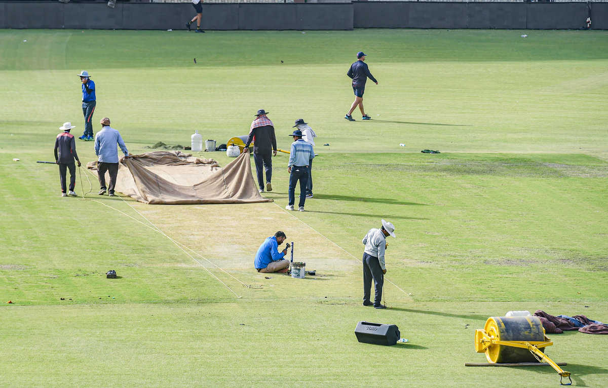 In Pics: Indian cricket team practice session