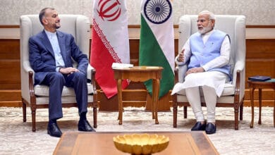 Iran's Foreign Minister Hossein Amir-Abdollahian in India