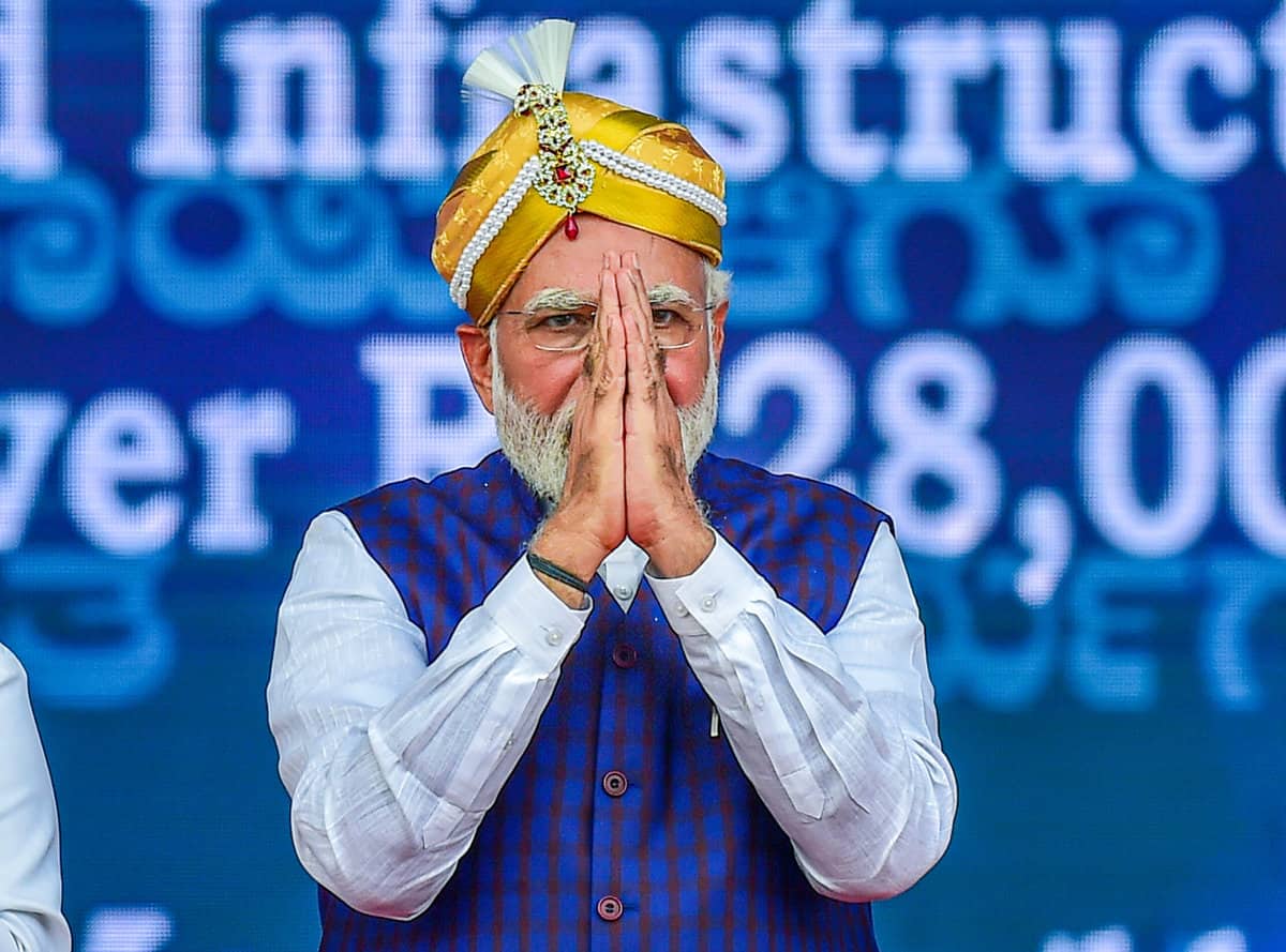 Prime Minister Narendra Modi in Bengaluru