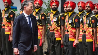 Australian Deputy Prime Minister and Defence Minister Richard Marles in Delhi