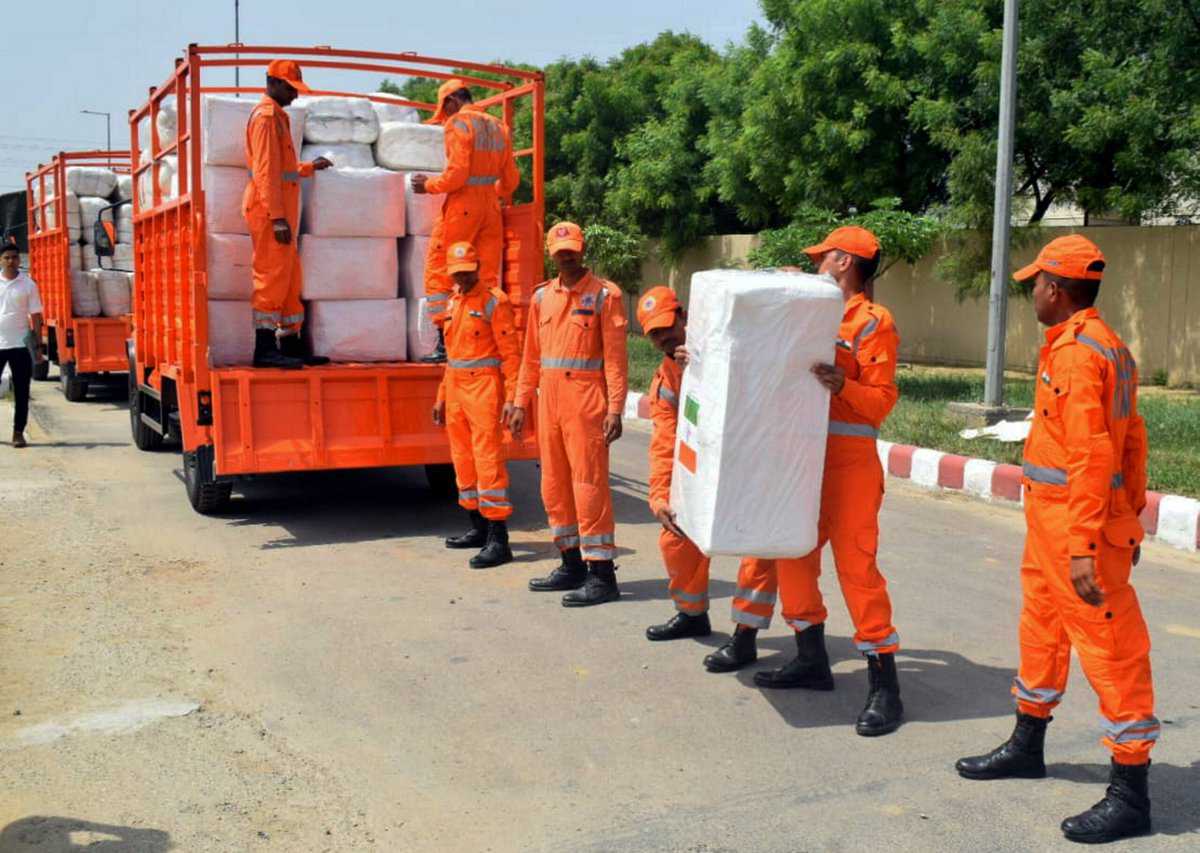 Earthquake relief aid from India to Afghanistan