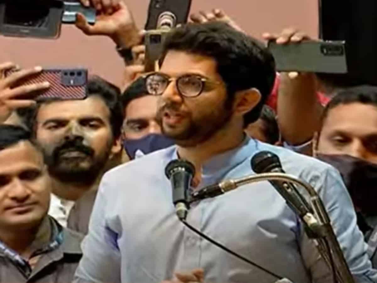 'Lakhs being spent on rebel Shiv Sena MLAs in Guwahati,' says Aditya Thackeray