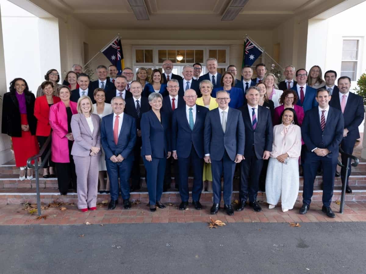 New Australian government ministry sworn in