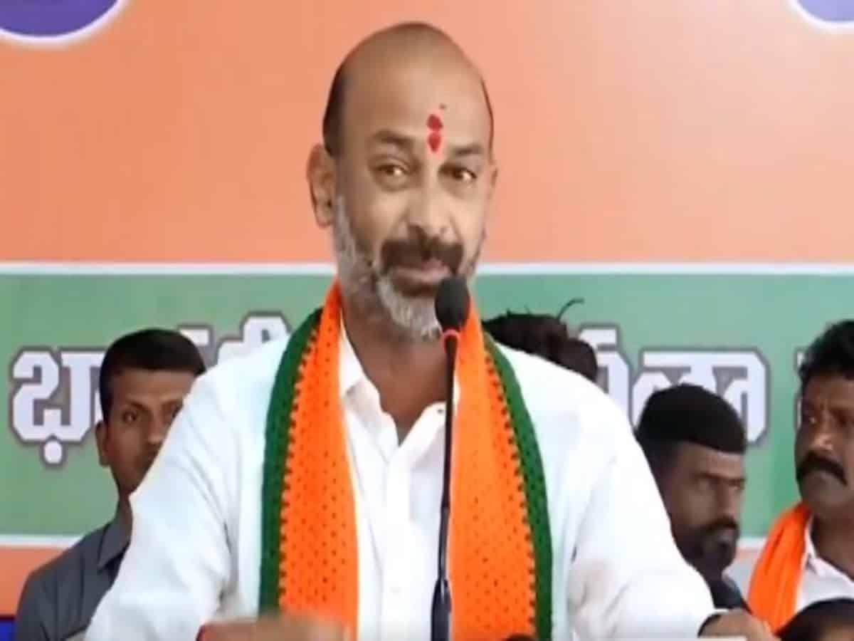 Telangana: Bandi Sanjay seeks CBI probe into MLA sale claim