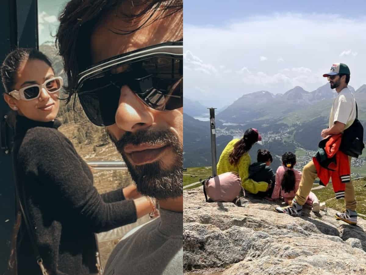 Shahid Kapoor shares glimpses of family vacation on Instagram