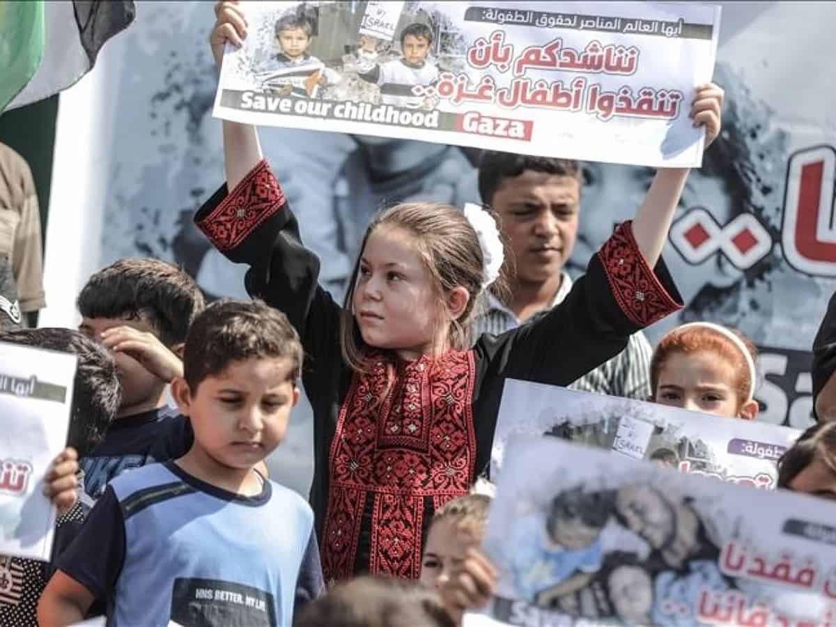 Hamas demands protection of Palestinian children from Israeli crimes