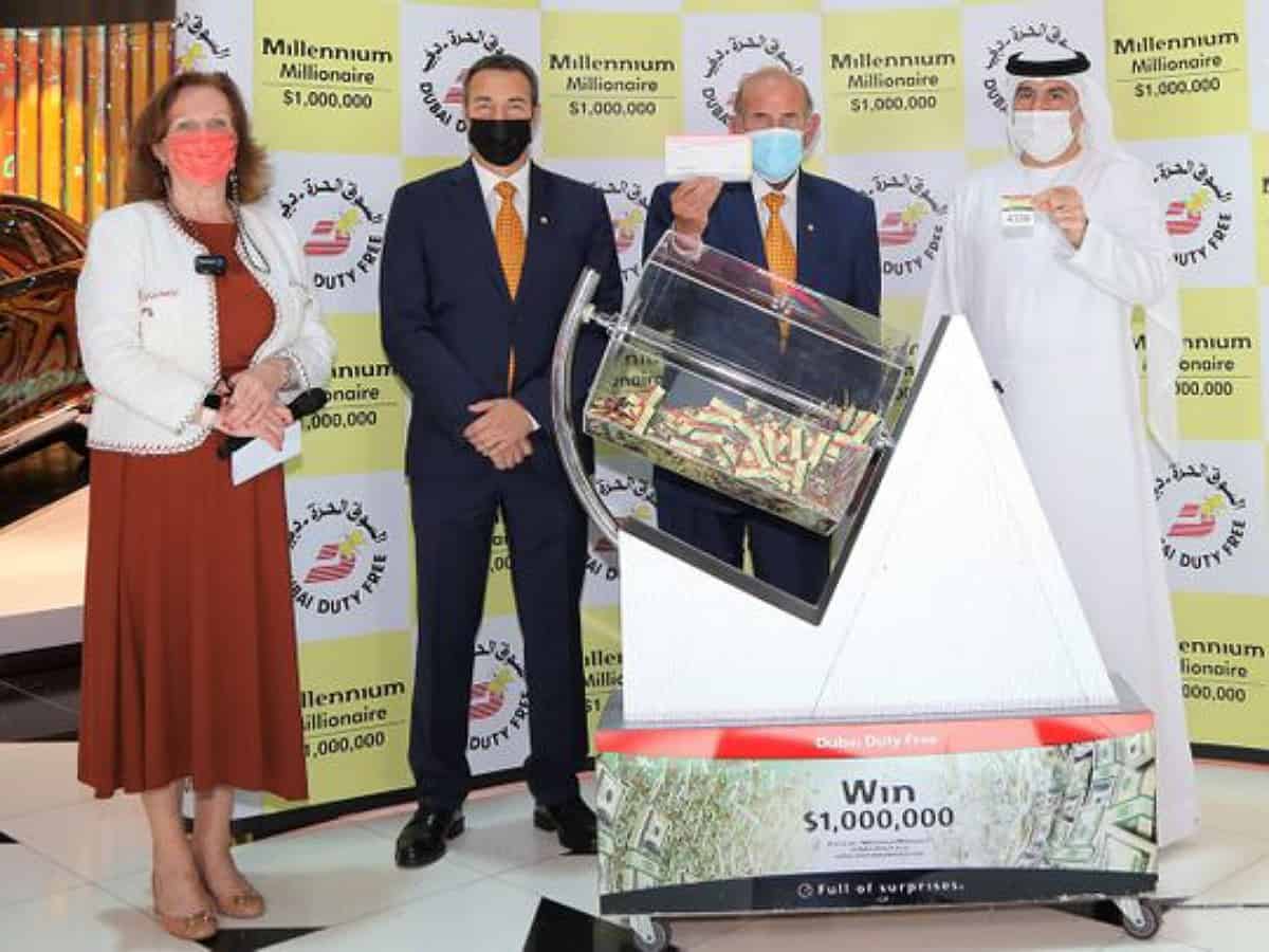 50-year-old Indian man wins Rs 7 crore in Dubai Duty-Free draw