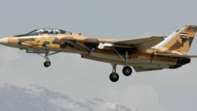 Iranian F-14 fighter jet crashes, no casualties